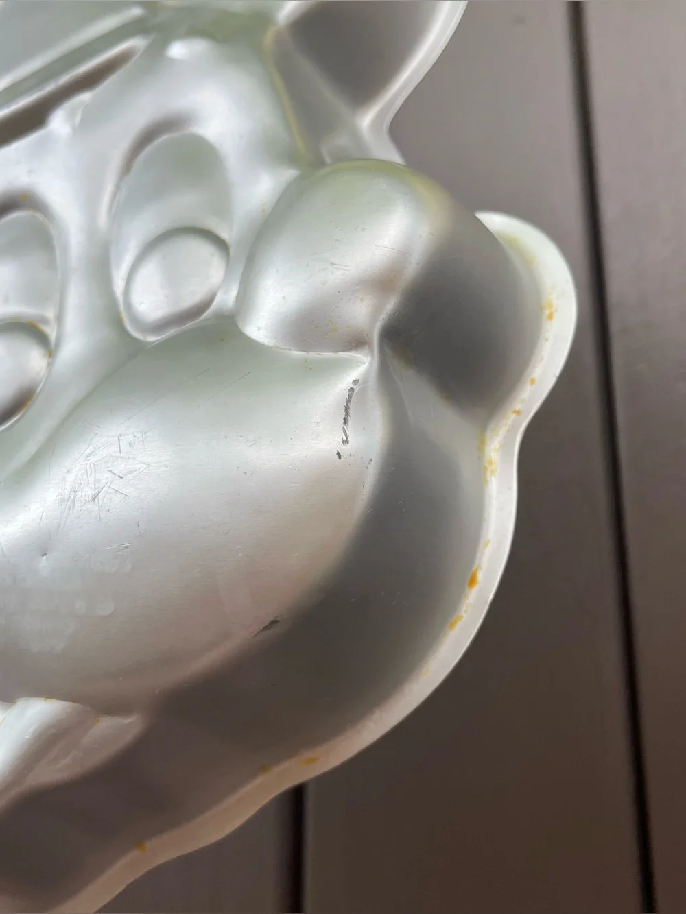 Vintage 1970s Disney Band Leader Mickey Mouse Head Wilton Cake Pan Aluminum Mold